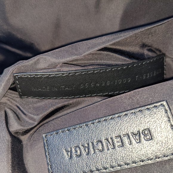 Balenciaga Fluffy Faux-Fur Shearling Black Backpack main image 12